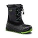 Youth Golden IceFX Winter Boots - Black/Green