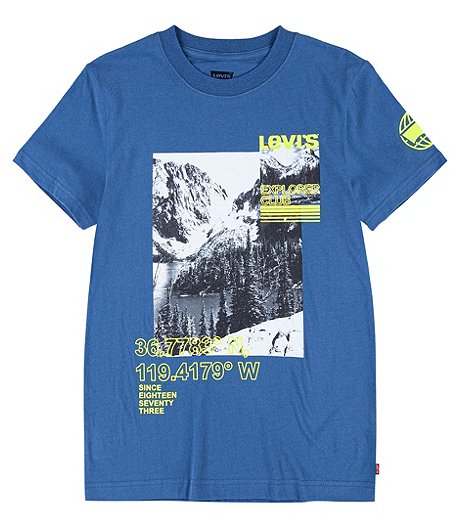 Boys' 7-16 Years Explorer Crewneck Graphic T Shirt