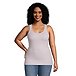 Women's Fitted Scoop Neck Ribbed Tank