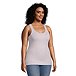 Women's Fitted Scoop Neck Ribbed Tank