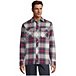 Men's Front Snap-Closure Quilted Cotton Flannel Work Shirt
