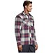 Men's Front Snap-Closure Quilted Cotton Flannel Work Shirt
