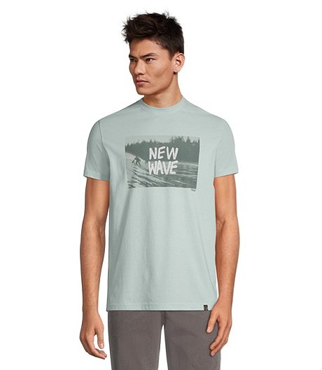 Men's New Wave Photoreal Crewneck Graphic T Shirt