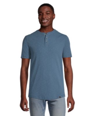 men's henley short sleeve shirts & tops