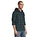 Men's Plaid Flannel Shirt with Detachable Hood