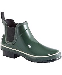 Baffin Women's Pond Waterproof Rubber Rain Boots - Green