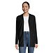 Women's Ribbed Semi-Fitted Open Cardigan
