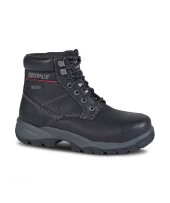 women's black steel toe work boots