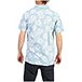 Men's Floral Print Modern Fit Short Sleeve Casual Cotton Shirt