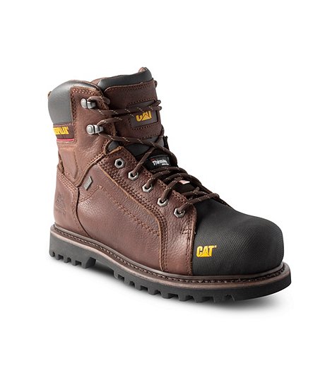Men's 6 Inch Composite Toe Composite Plate Control Waterproof Leather Work Boots | Mark's