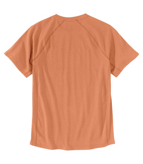 Men's Force Long Sleeve FastDry Lightweight Pocket Cotton T Shirt