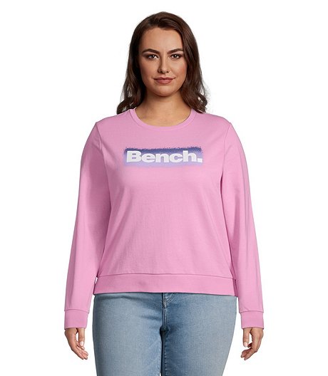 Women's French Terry Graphic Crewneck Sweatshirt