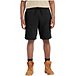 Men's Woven Patch Mid Rise Relaxed Fit Fleece Cargo Shorts
