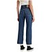 Women's Snap Ribcage High Rise Straight Leg Ankle Jeans
