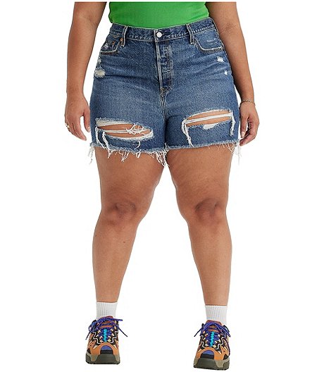 Women's 501 Original High Rise Jean Shorts - Plus Size