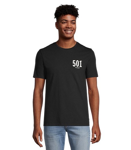 Men's 501 Graphic Crewneck Cotton T Shirt