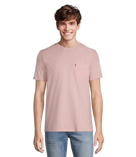 Men's Classic Pocket Crewneck Cotton T Shirt