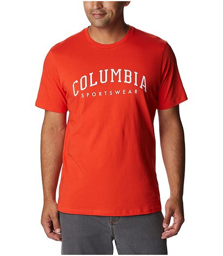 Men's Rockaway River Logo Graphic Comfort Stretch Crewneck T Shirt