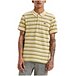 Men's Housemark Striped Short Sleeve Cotton Polo Shirt