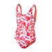Girls' One Piece Reversible Swimsuit