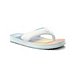 Youth Unisex Summerland Flip Flop Sandals - White/Stripe