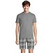 Men's 2 Piece T Shirt and Shorts Pajama Set