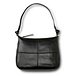 Women's Shoulder Bag with Stitch Detailing and Zippered Outer Pocket