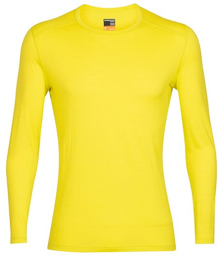 Men's 200 Oasis Long Sleeve Crew Base Layer Top - ONLINE ONLY 