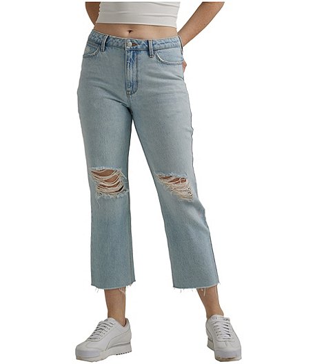 Women's Rodeo High Rise Straight Crop Jeans