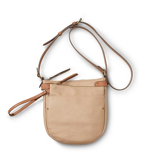 Women's Crossbody Bag with Removable Pouch