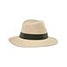 Women's Panama Straw Hat With Ribbon Trim