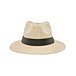 Women's Panama Straw Hat With Ribbon Trim