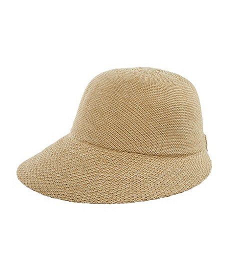 Women's Straw Half Brim Hat