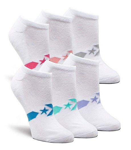 Women's 3 Pack Short Quarter Crew Socks with Arch Support