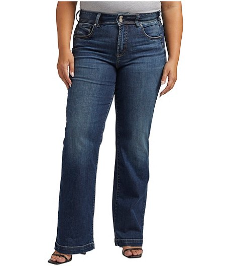 Women's Avery High Rise Trouser Jeans Plus Size - ONLINE ONLY