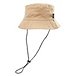 Men's Reversible Printed To Solid Bucket Hat with Adjustable Chin Strap