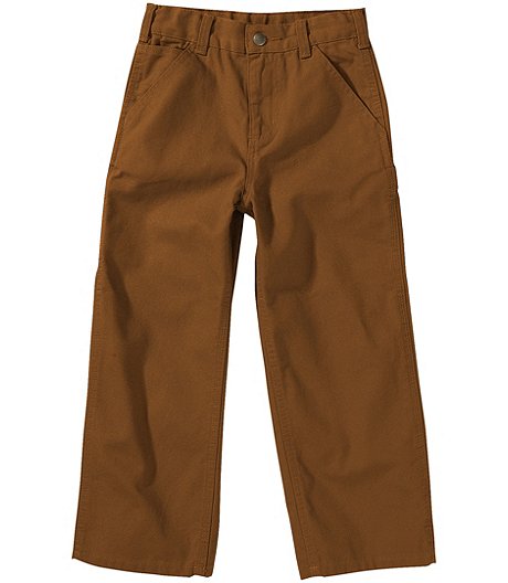 Baby Boys' Loose Fit Canvas Utility Work Pants