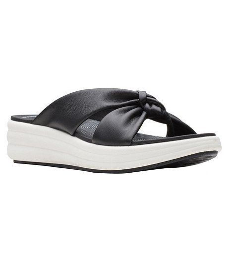 Women's Drift Ave Thong Sandals - Black White