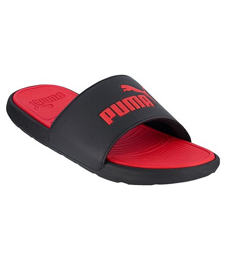 Sandale à enfiler pour hommes, Cool Cat 2.0, noir/rouge