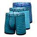 Men's 3 Pack Microfibre Space Dye Boxer Briefs Underwear