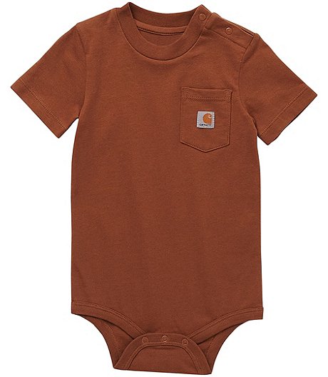 Baby Boys' Construction Short Sleeve Bodysuit