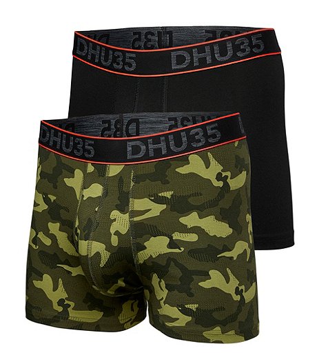Men's 2 Pack Stretch Side x Side Trunk Briefs Underwear