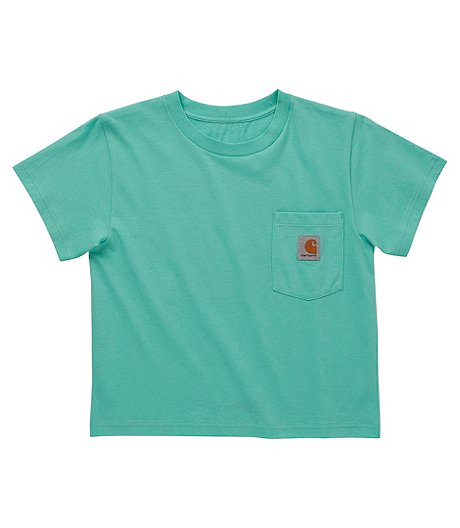 Youth Girls' Crewneck Logo Stack T Shirt