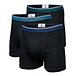 Men's 3 Pack Elastic Boxer Briefs Underwear