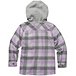 Youth Girls' Long Sleeve Button Front Hooded Flannel Shirt
