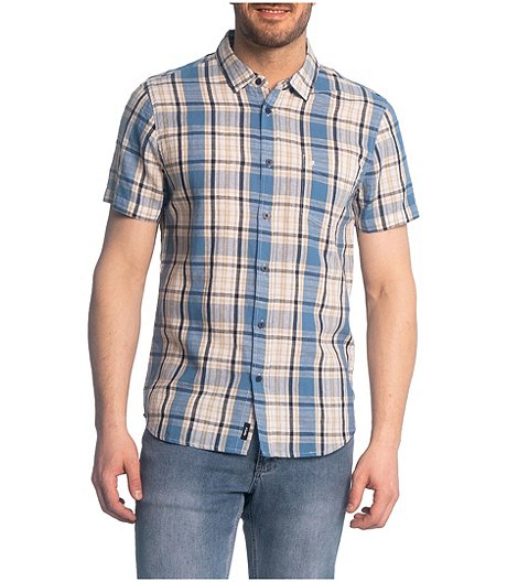 Men's Dalton Plaid Short Sleeve Shirt - Online Only