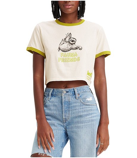 Women's Homeroom Graphic Cropped T Shirt | Mark's