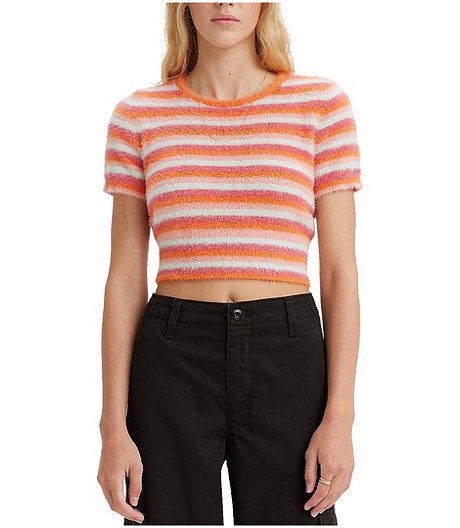 Women's Peach Fuzz Slim Fit T Shirt