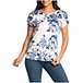Women's Maia Drop Shoulder Floral Print T Shirt