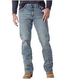 Wrangler Men's Retro Mid Rise Slim Bootcut Stretch Denim Jeans